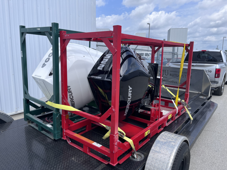 Two Outboard Motors donated by Mercury Marine