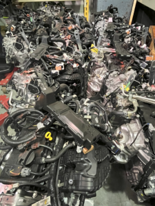 engines and transmissions donated by Nissan