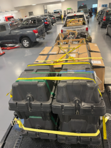 engines and transmissions donated by Nissan